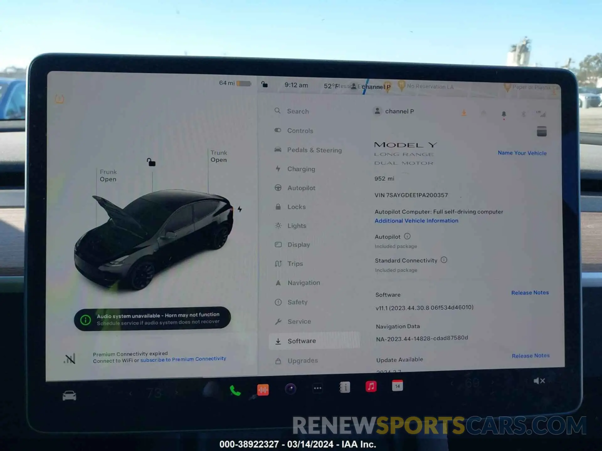 18 fotografías del automóvil dañado 7SAYGDEE1PA200357 TESLA MODEL Y 2023