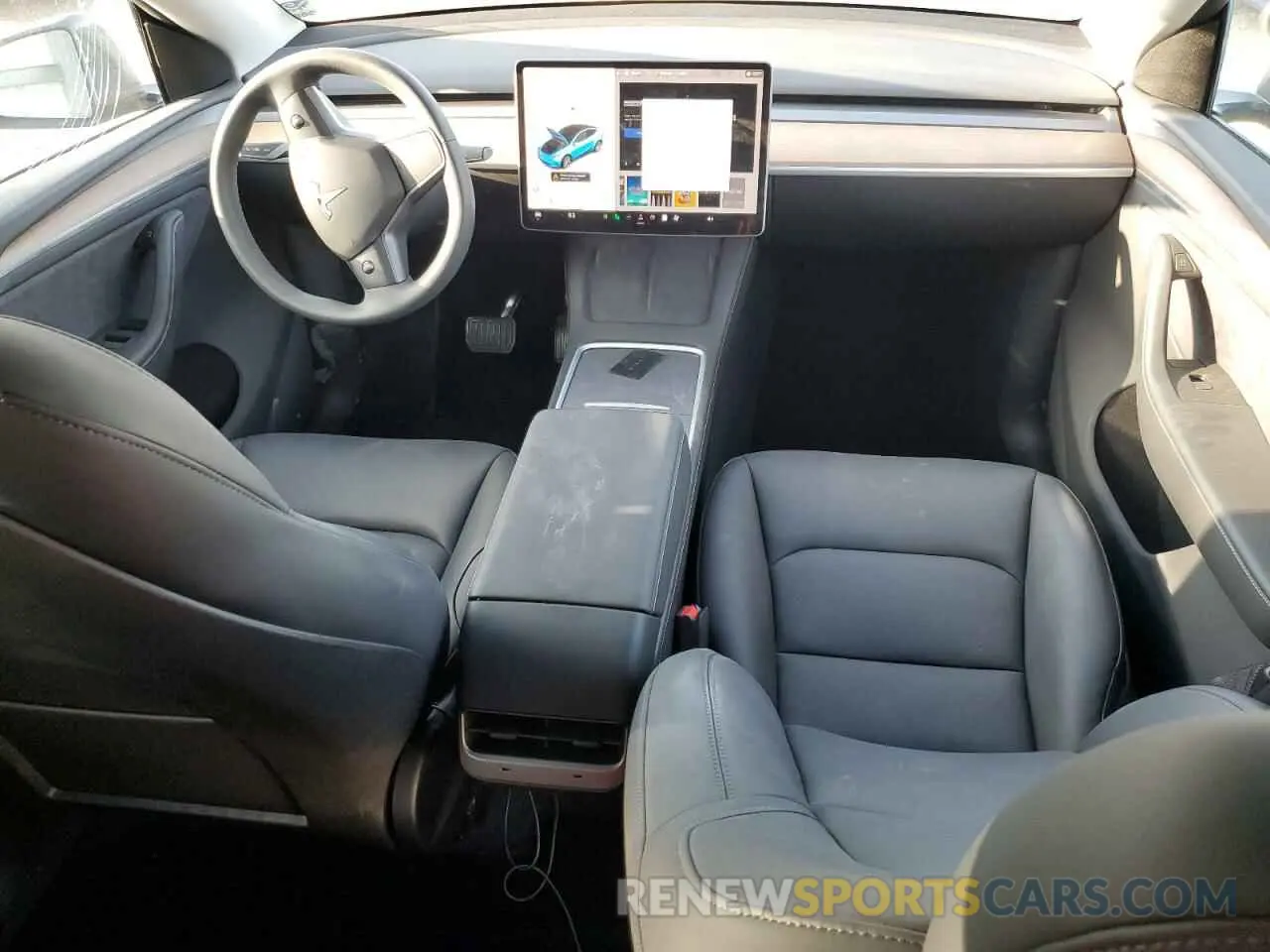 8 fotografías del automóvil dañado 7SAYGDEE1PA211410 TESLA MODEL Y 2023