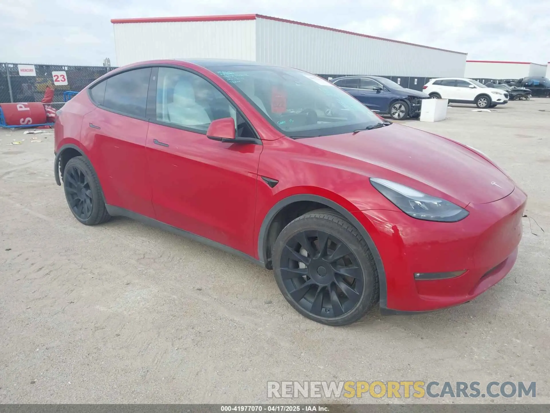 1 fotografías del automóvil dañado 7SAYGDEE1PF630246 TESLA MODEL Y 2023