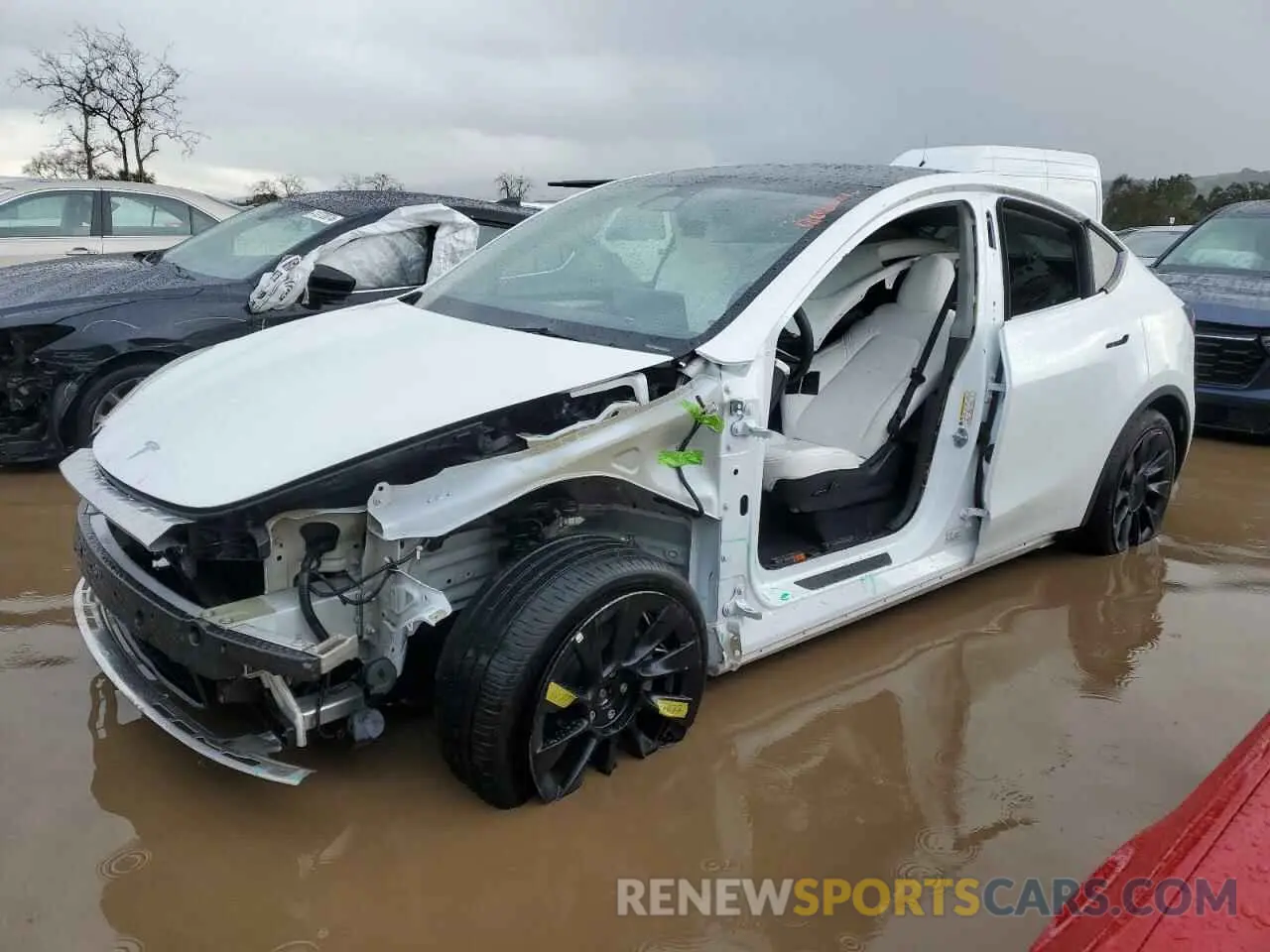 1 fotografías del automóvil dañado 7SAYGDEE1PF631378 TESLA MODEL Y 2023