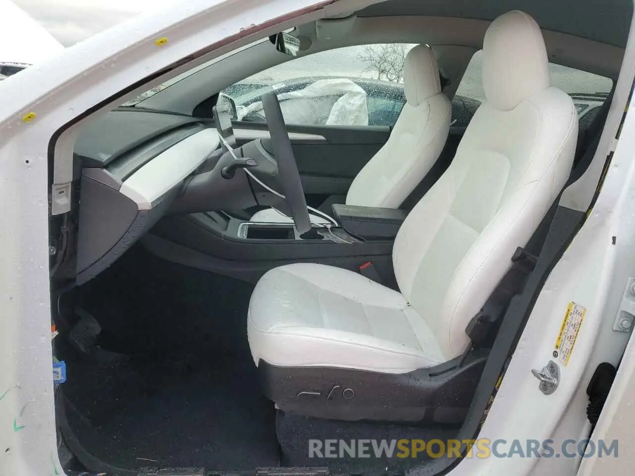 7 fotografías del automóvil dañado 7SAYGDEE1PF631378 TESLA MODEL Y 2023