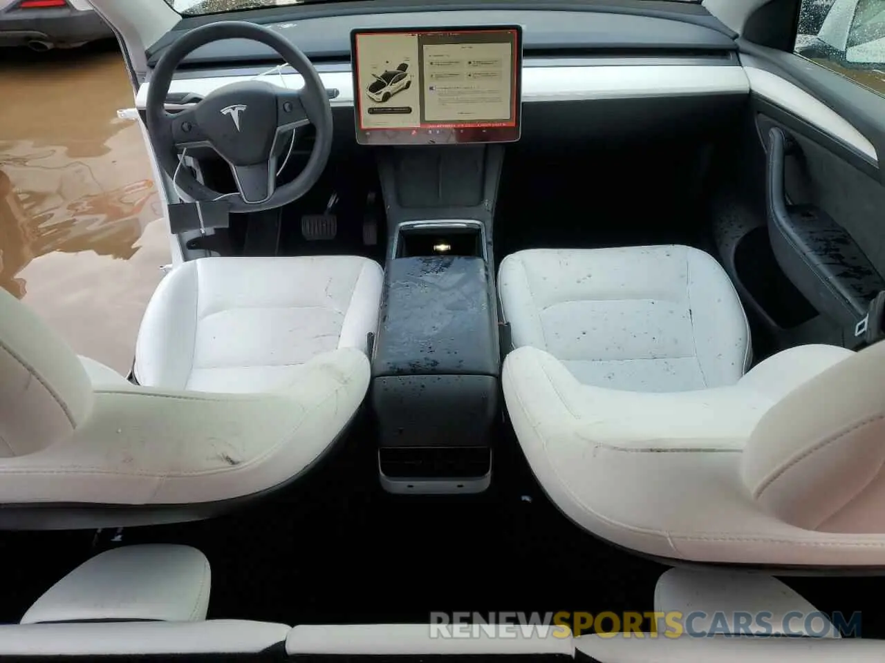 8 fotografías del automóvil dañado 7SAYGDEE1PF631378 TESLA MODEL Y 2023