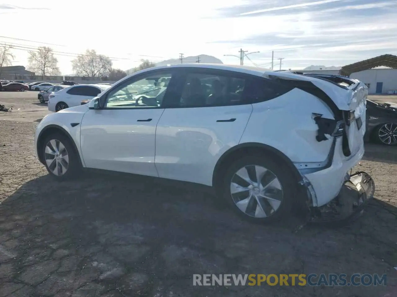 2 fotografías del automóvil dañado 7SAYGDEE1PF638153 TESLA MODEL Y 2023