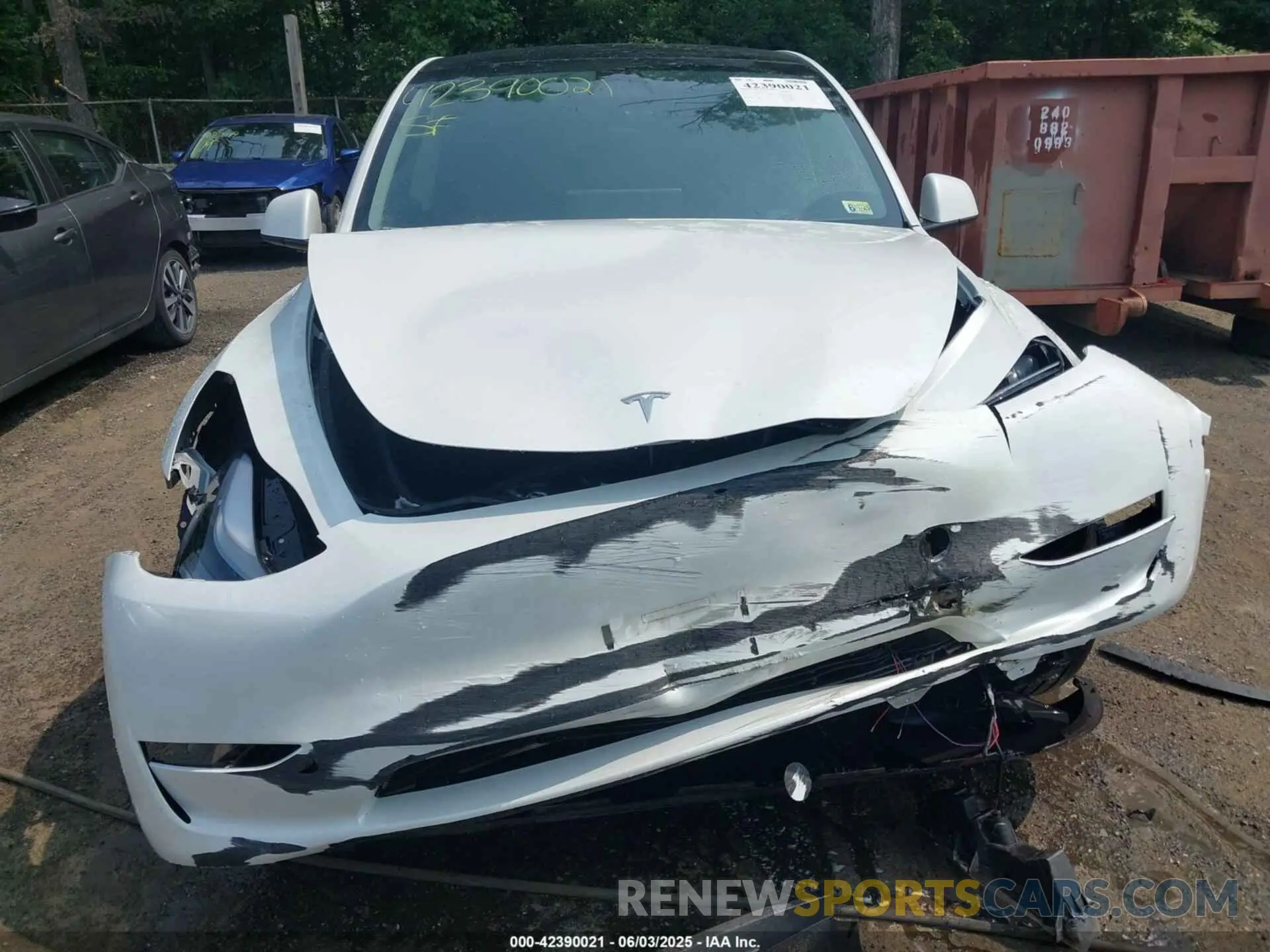 11 fotografías del automóvil dañado 7SAYGDEE1PF647564 TESLA MODEL Y 2023