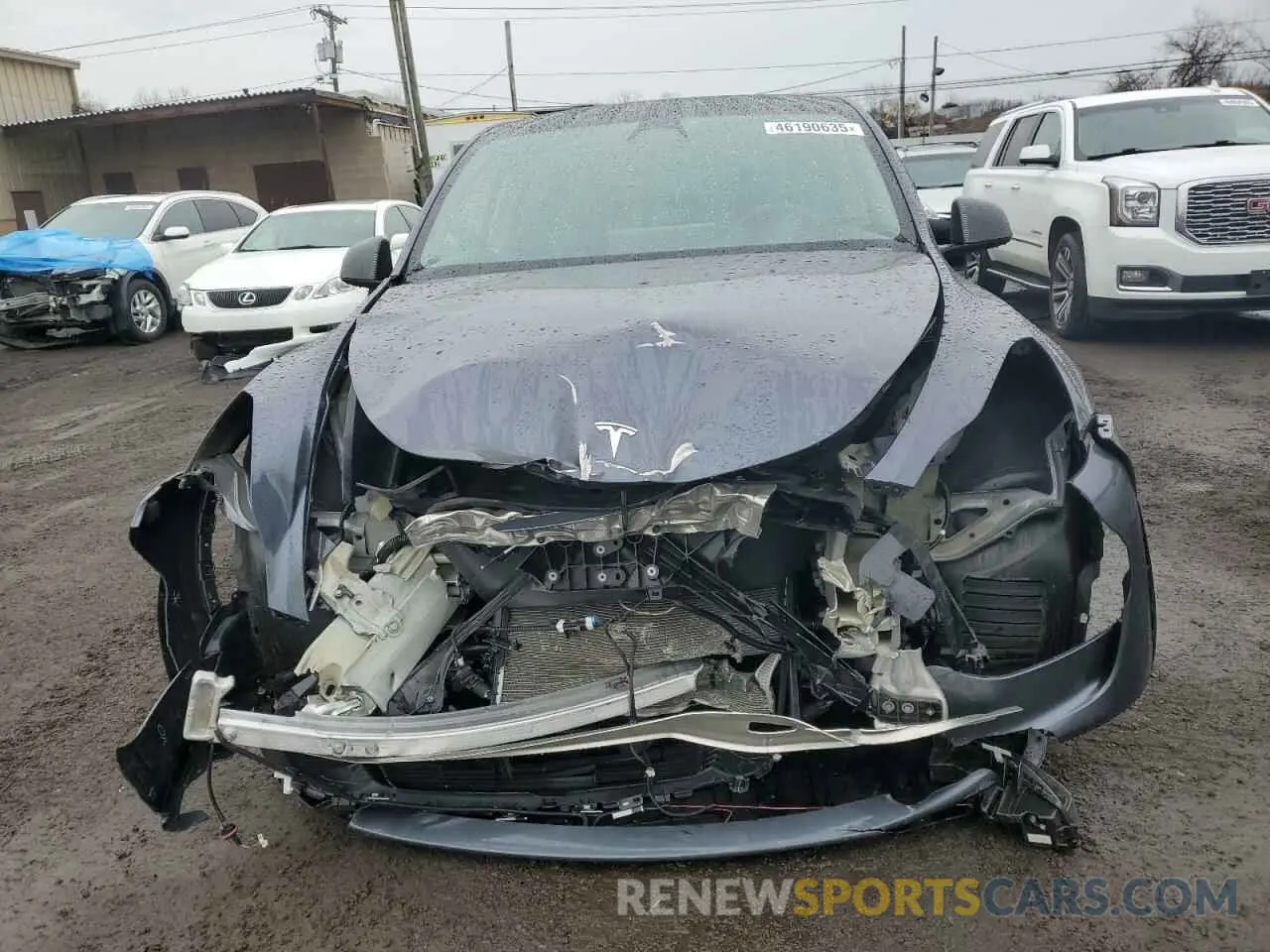 5 fotografías del automóvil dañado 7SAYGDEE1PF684209 TESLA MODEL Y 2023