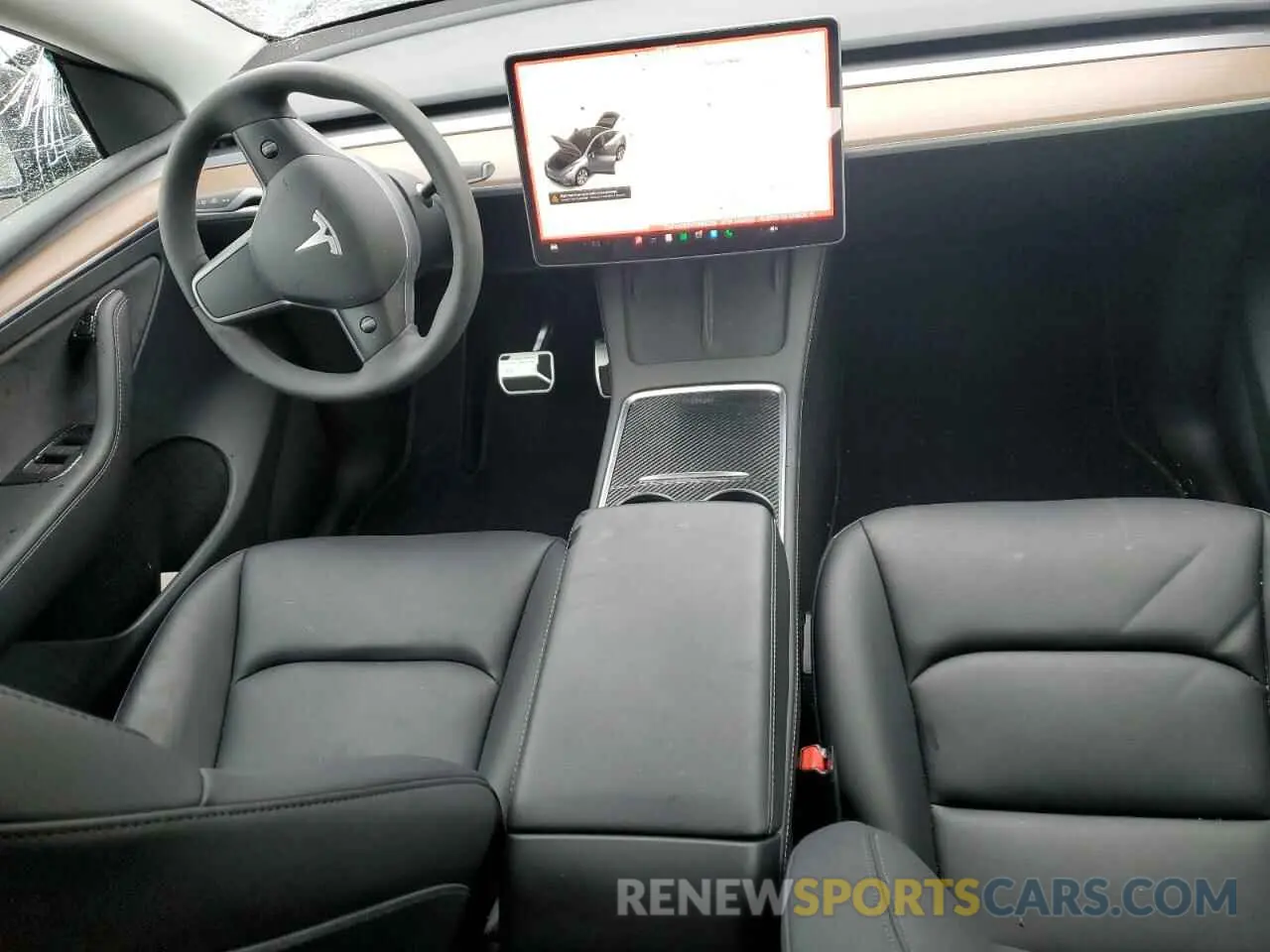 8 fotografías del automóvil dañado 7SAYGDEE1PF684209 TESLA MODEL Y 2023