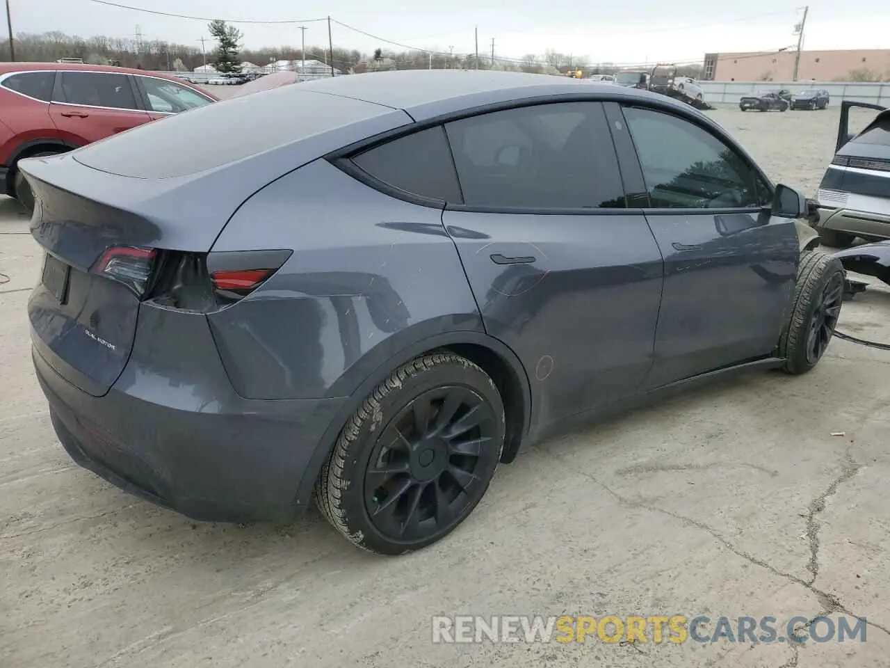 3 fotografías del automóvil dañado 7SAYGDEE1PF753688 TESLA MODEL Y 2023