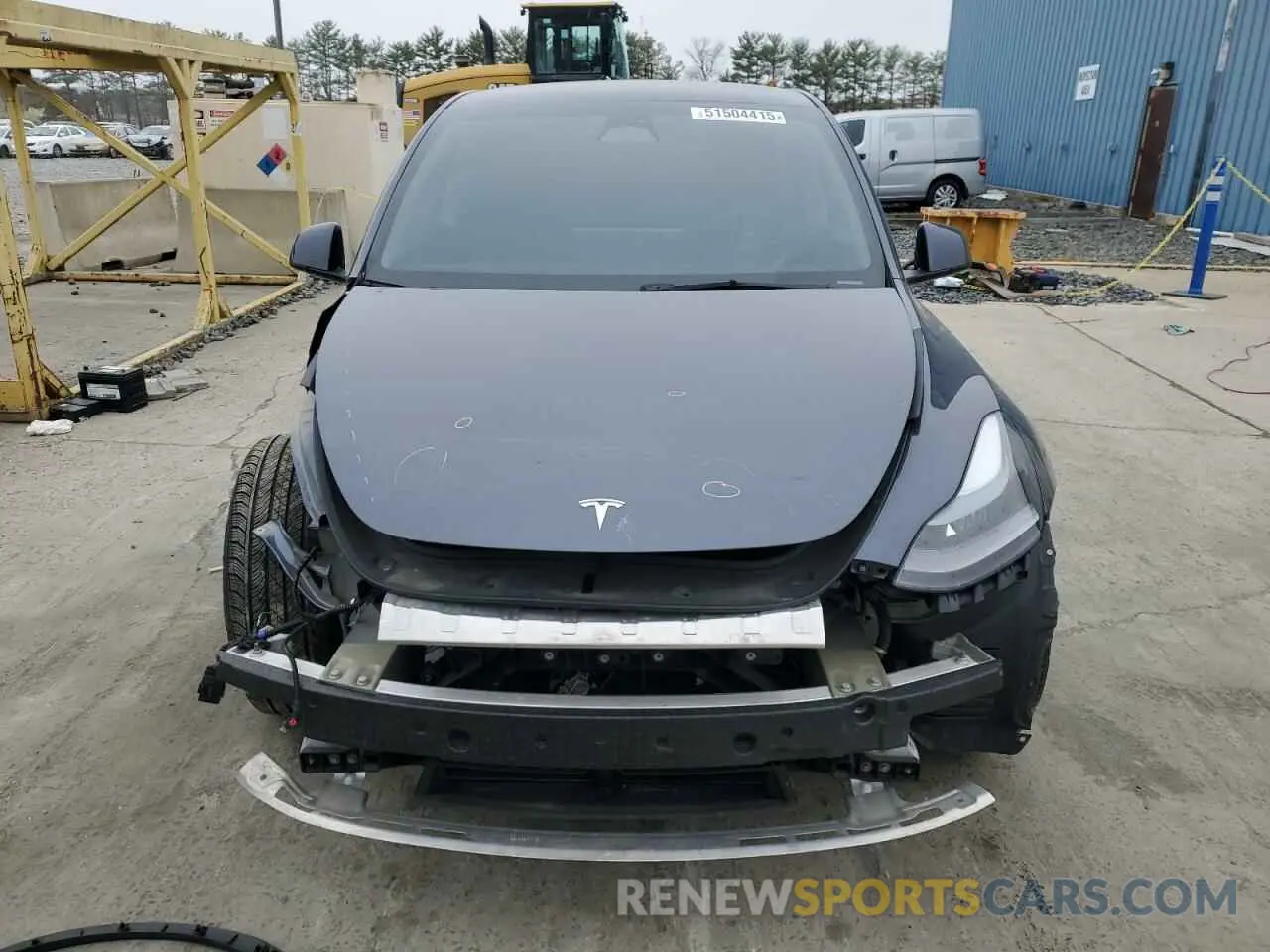 5 fotografías del automóvil dañado 7SAYGDEE1PF753688 TESLA MODEL Y 2023