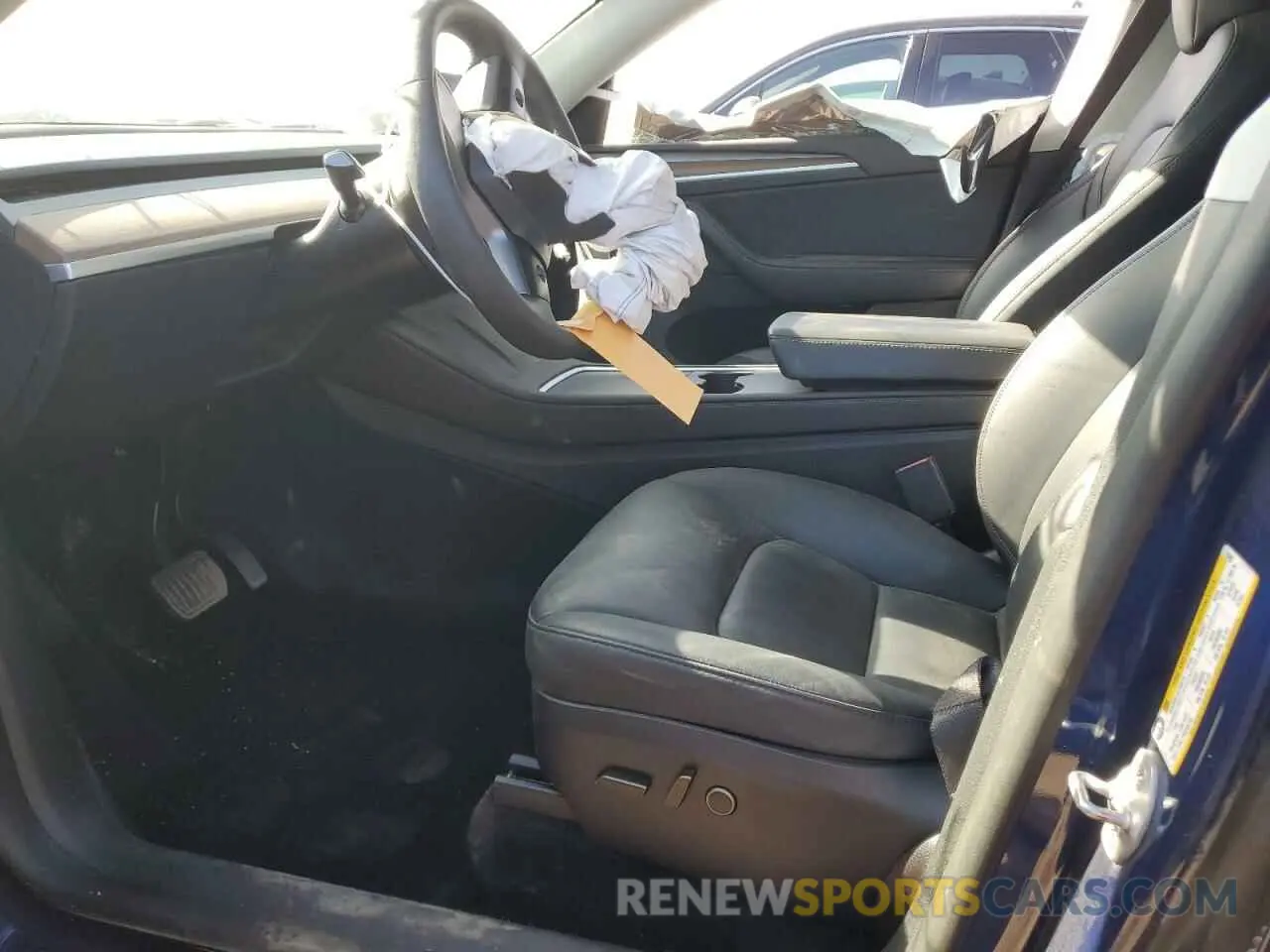 7 fotografías del automóvil dañado 7SAYGDEE1PF761483 TESLA MODEL Y 2023