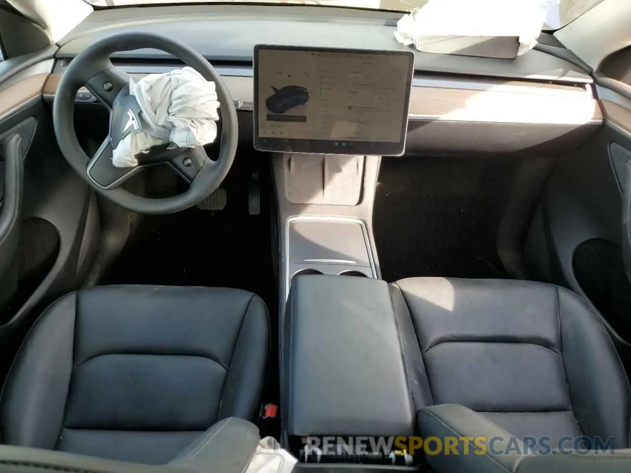 8 fotografías del automóvil dañado 7SAYGDEE1PF761483 TESLA MODEL Y 2023