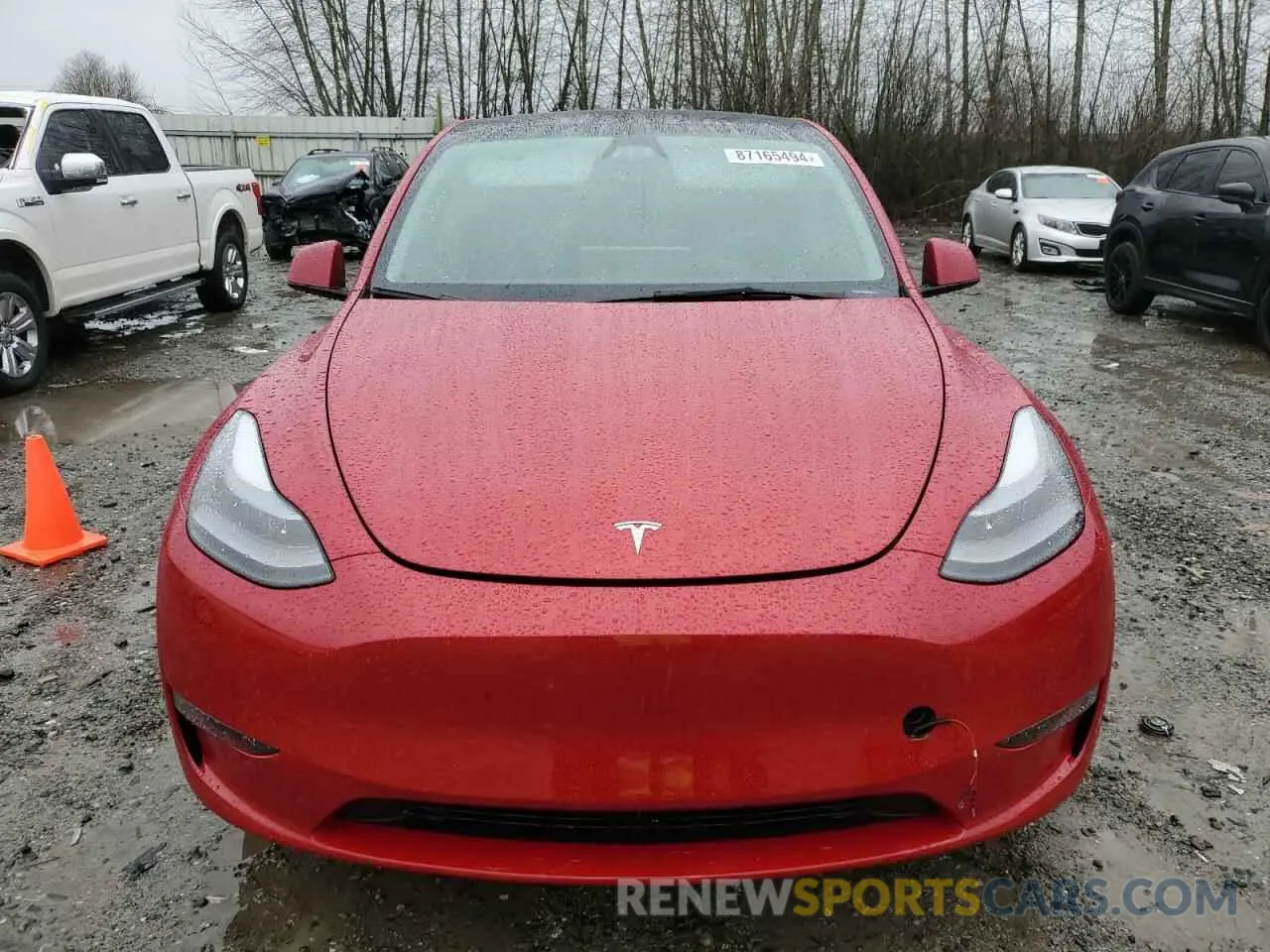 5 fotografías del automóvil dañado 7SAYGDEE1PF866007 TESLA MODEL Y 2023