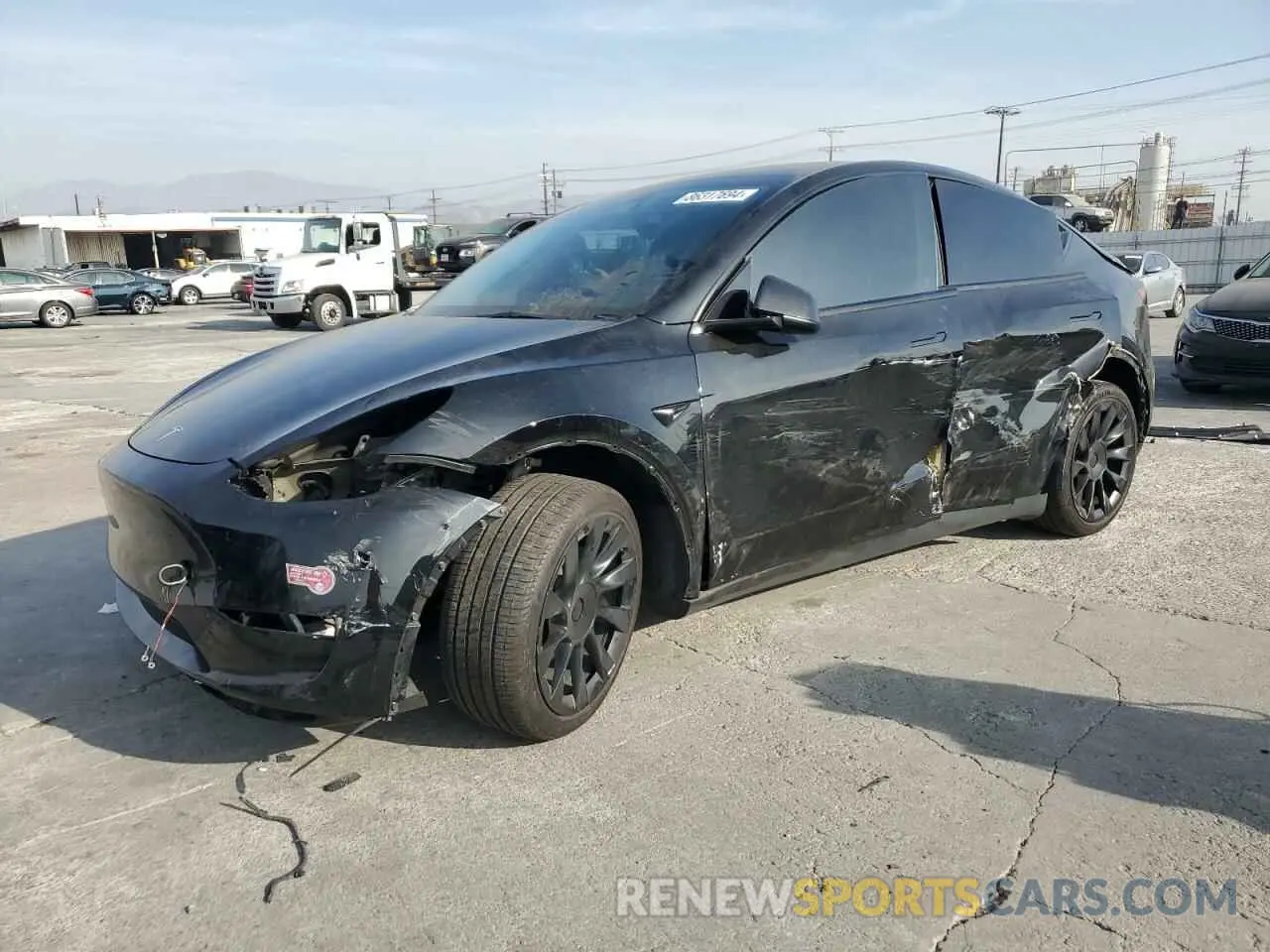 1 fotografías del automóvil dañado 7SAYGDEE1PF881834 TESLA MODEL Y 2023
