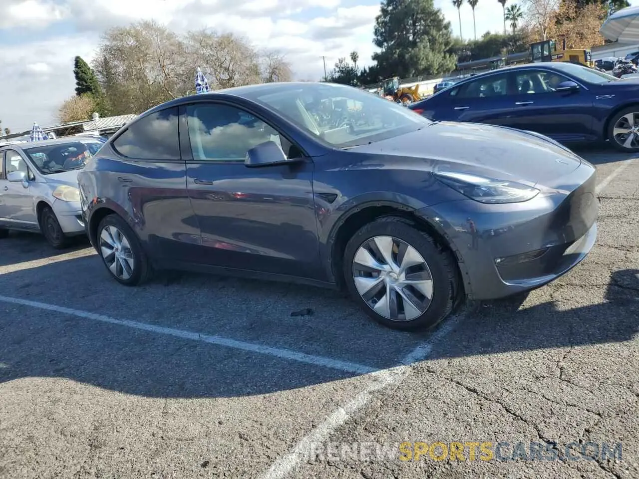 4 fotografías del automóvil dañado 7SAYGDEE1PF901211 TESLA MODEL Y 2023