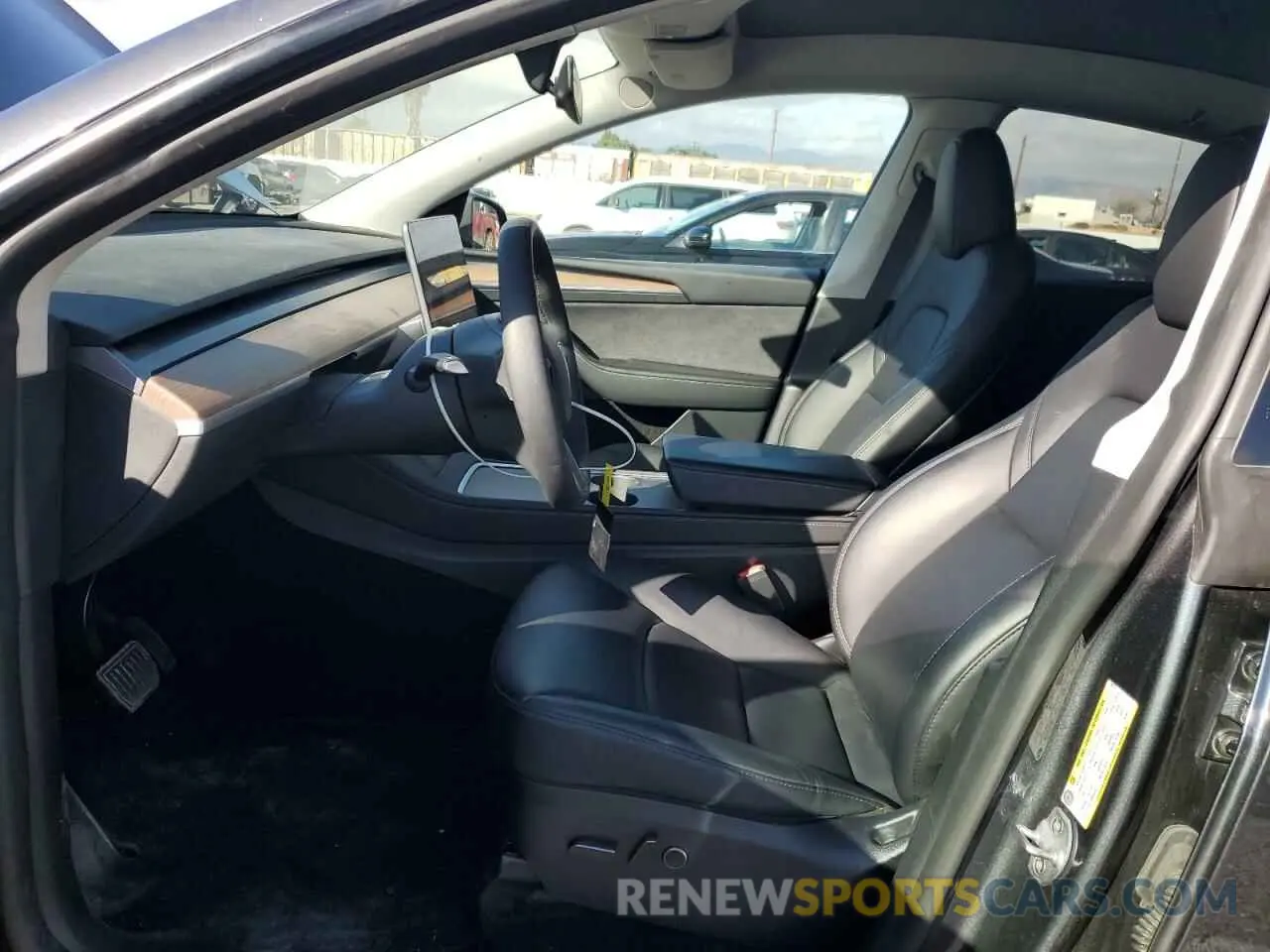 7 fotografías del automóvil dañado 7SAYGDEE1PF901211 TESLA MODEL Y 2023