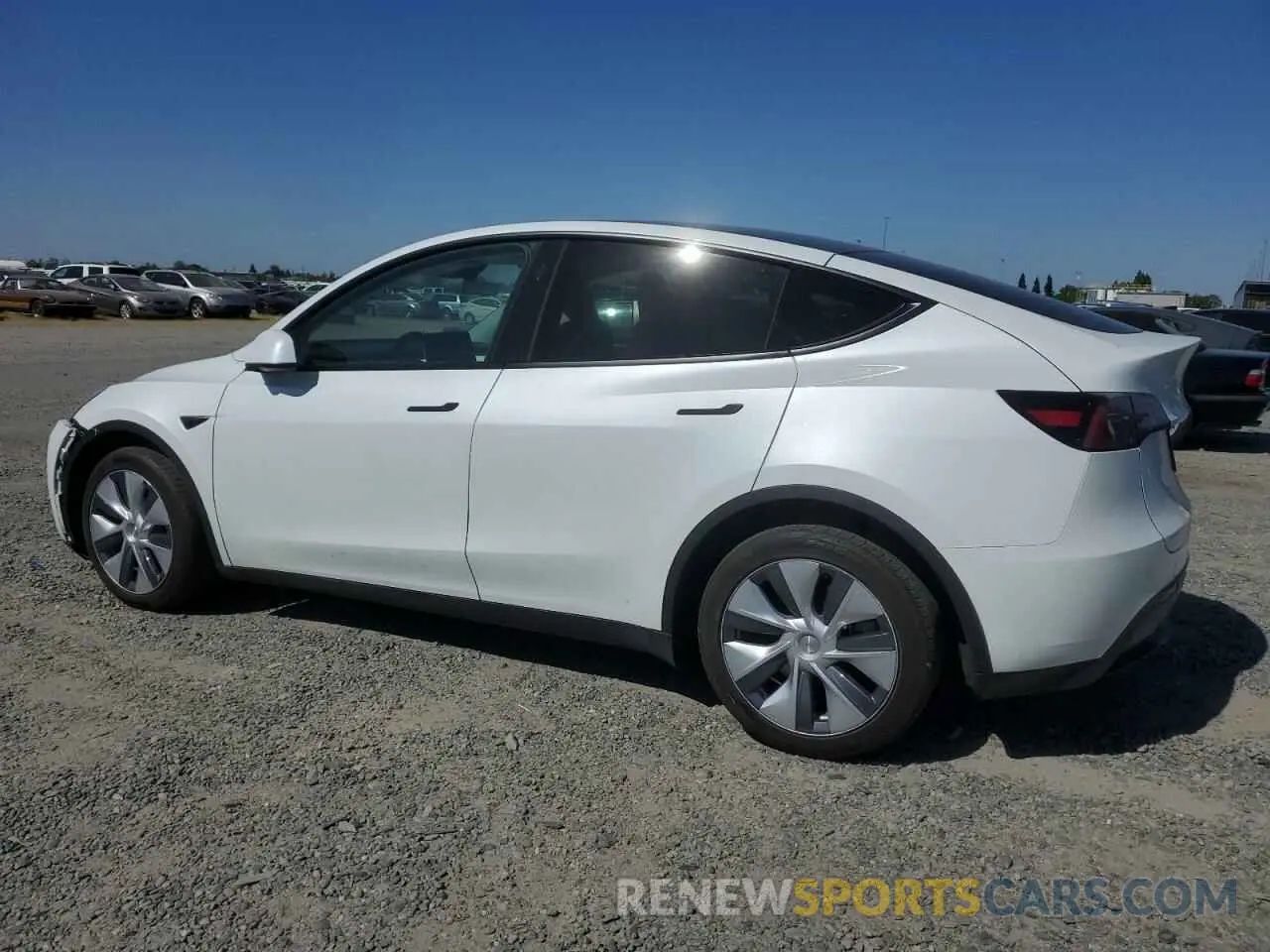 2 fotografías del automóvil dañado 7SAYGDEE1PF903976 TESLA MODEL Y 2023