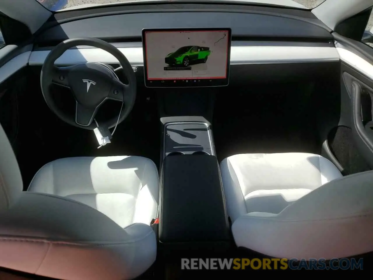 8 fotografías del automóvil dañado 7SAYGDEE1PF903976 TESLA MODEL Y 2023