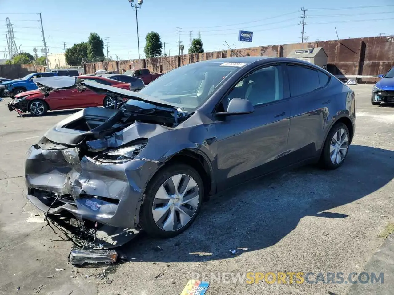 1 fotografías del automóvil dañado 7SAYGDEE1PF906926 TESLA MODEL Y 2023