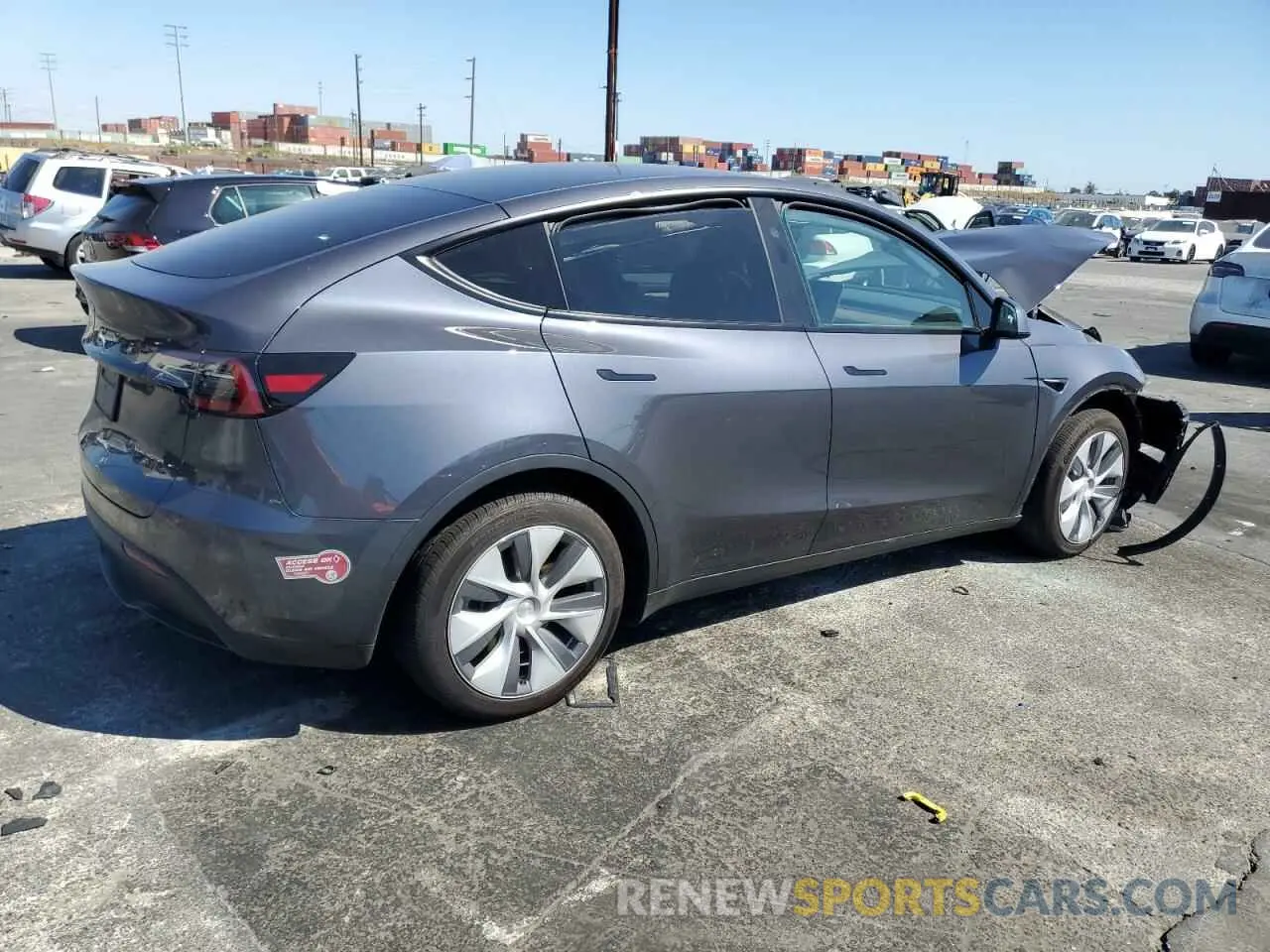 3 fotografías del automóvil dañado 7SAYGDEE1PF906926 TESLA MODEL Y 2023