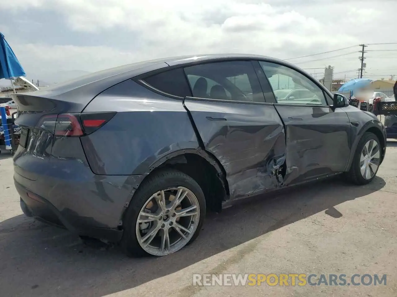 3 fotografías del automóvil dañado 7SAYGDEE1PF912600 TESLA MODEL Y 2023