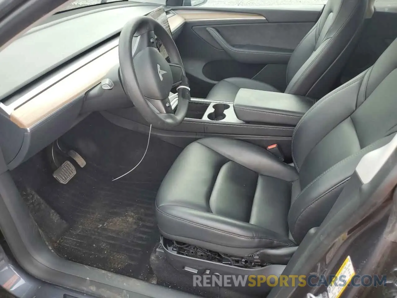 7 fotografías del automóvil dañado 7SAYGDEE1PF937867 TESLA MODEL Y 2023