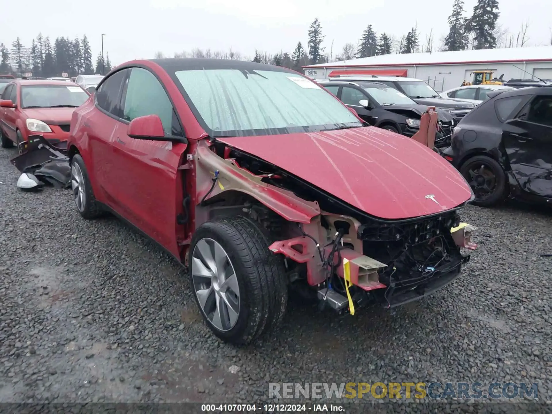 1 fotografías del automóvil dañado 7SAYGDEE1PF966222 TESLA MODEL Y 2023