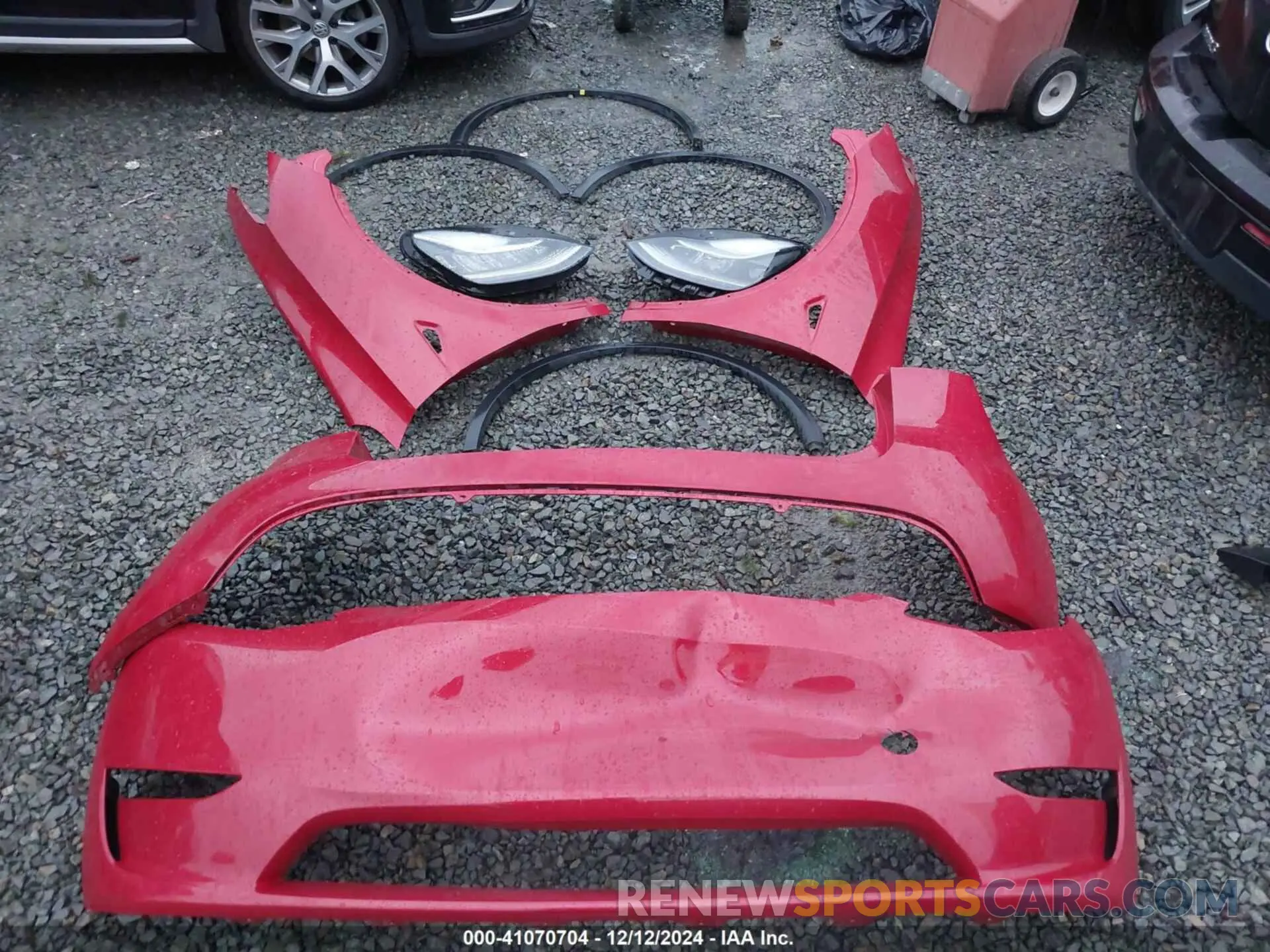 12 fotografías del automóvil dañado 7SAYGDEE1PF966222 TESLA MODEL Y 2023