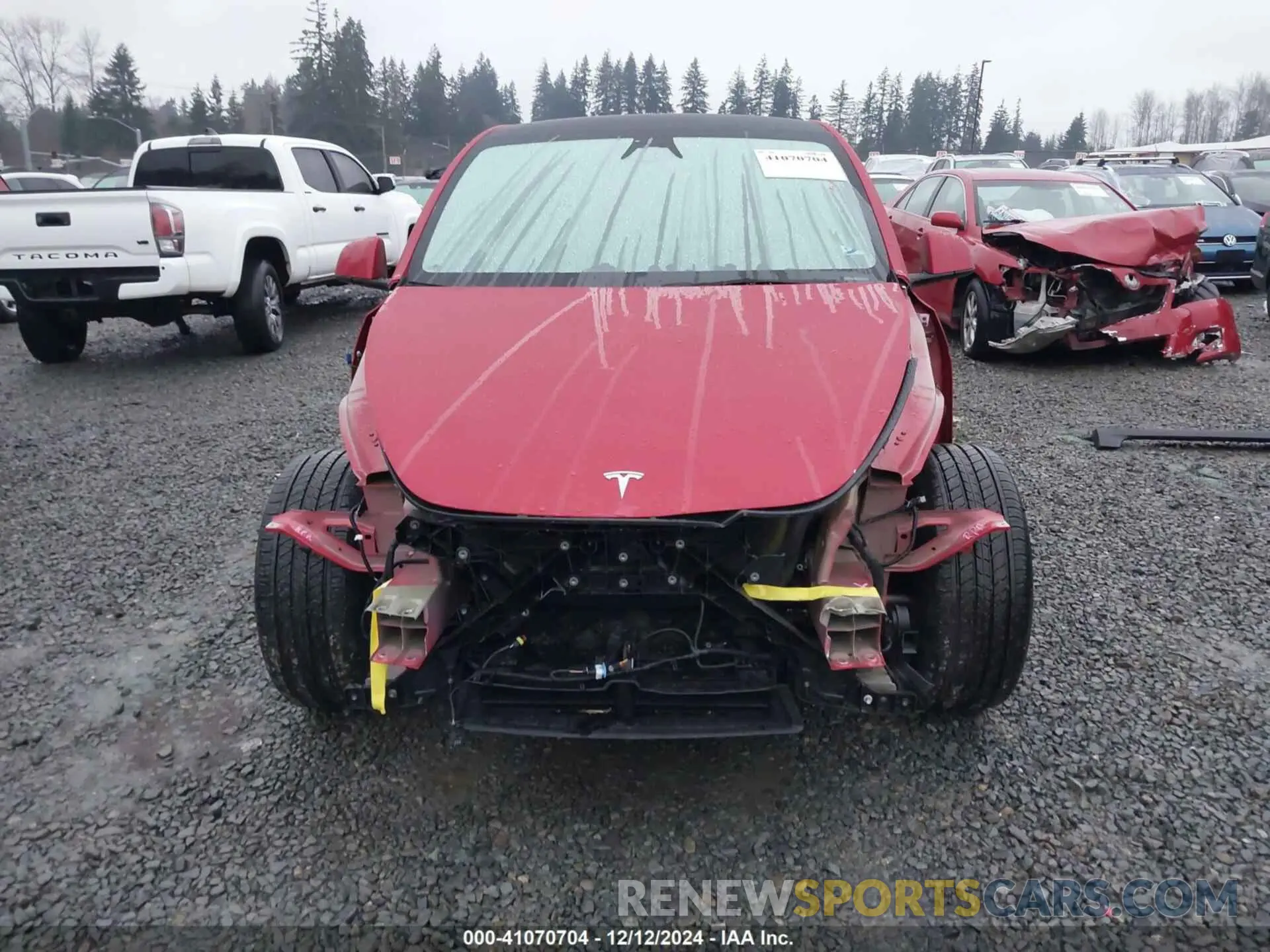 13 fotografías del automóvil dañado 7SAYGDEE1PF966222 TESLA MODEL Y 2023