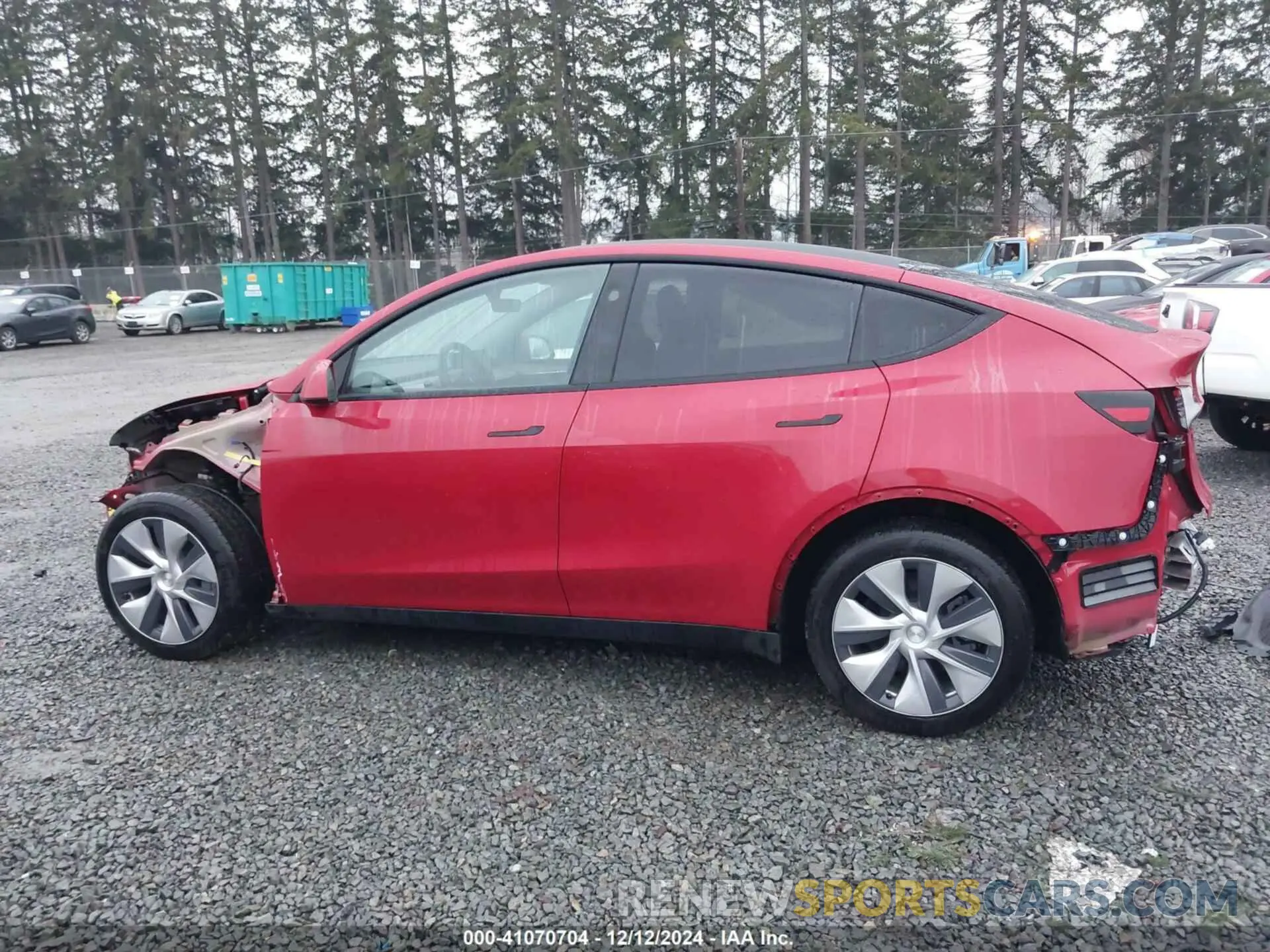 15 fotografías del automóvil dañado 7SAYGDEE1PF966222 TESLA MODEL Y 2023