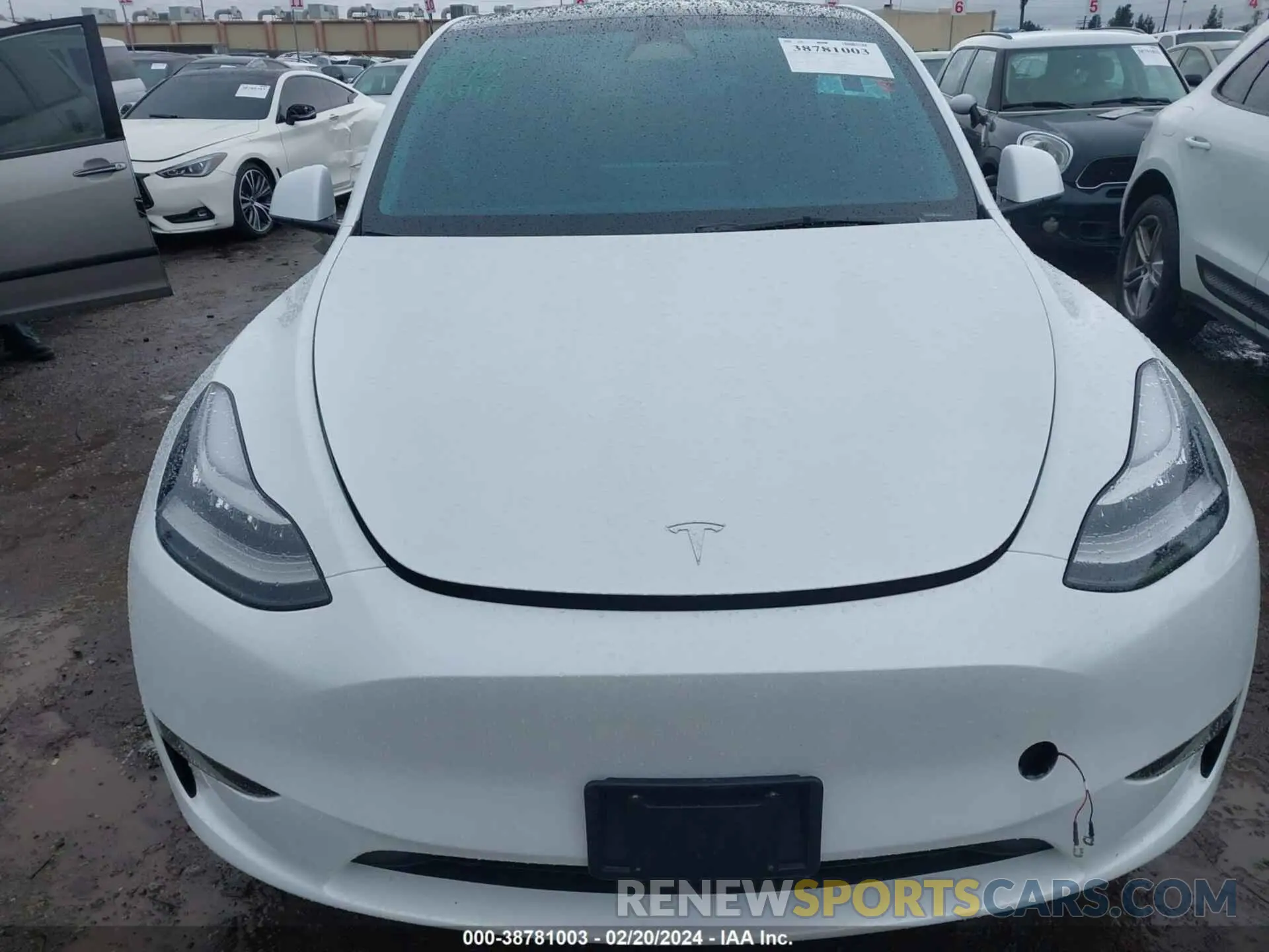 13 fotografías del automóvil dañado 7SAYGDEE2PA023463 TESLA MODEL Y 2023