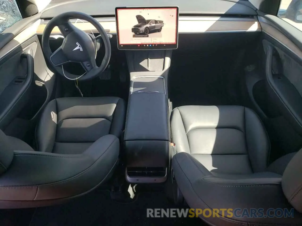8 fotografías del automóvil dañado 7SAYGDEE2PA047794 TESLA MODEL Y 2023