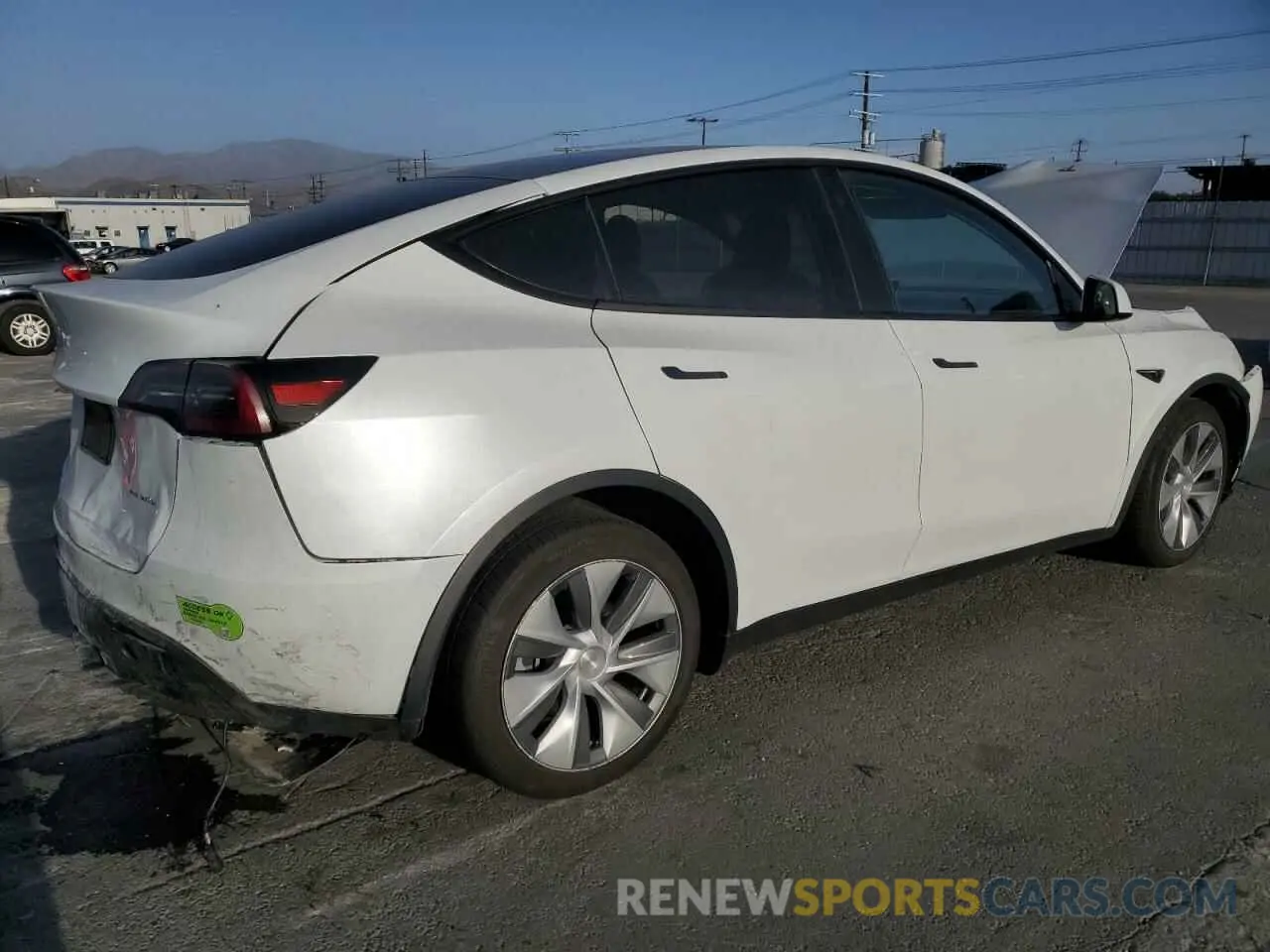 3 fotografías del automóvil dañado 7SAYGDEE2PA063039 TESLA MODEL Y 2023