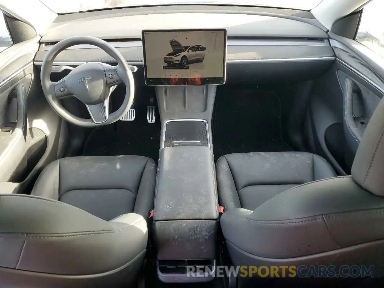 8 fotografías del automóvil dañado 7SAYGDEE2PA063039 TESLA MODEL Y 2023
