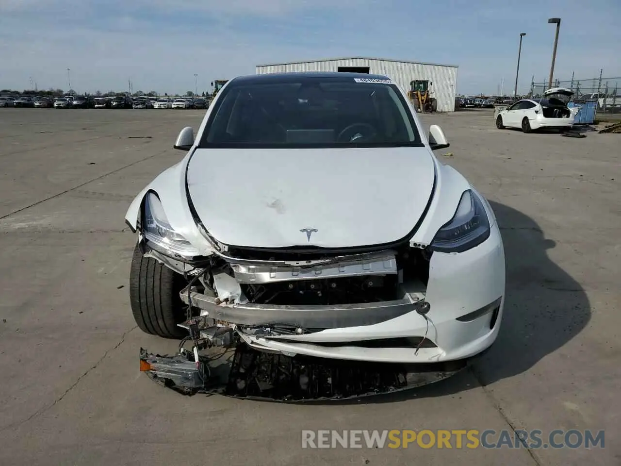 5 fotografías del automóvil dañado 7SAYGDEE2PA065048 TESLA MODEL Y 2023