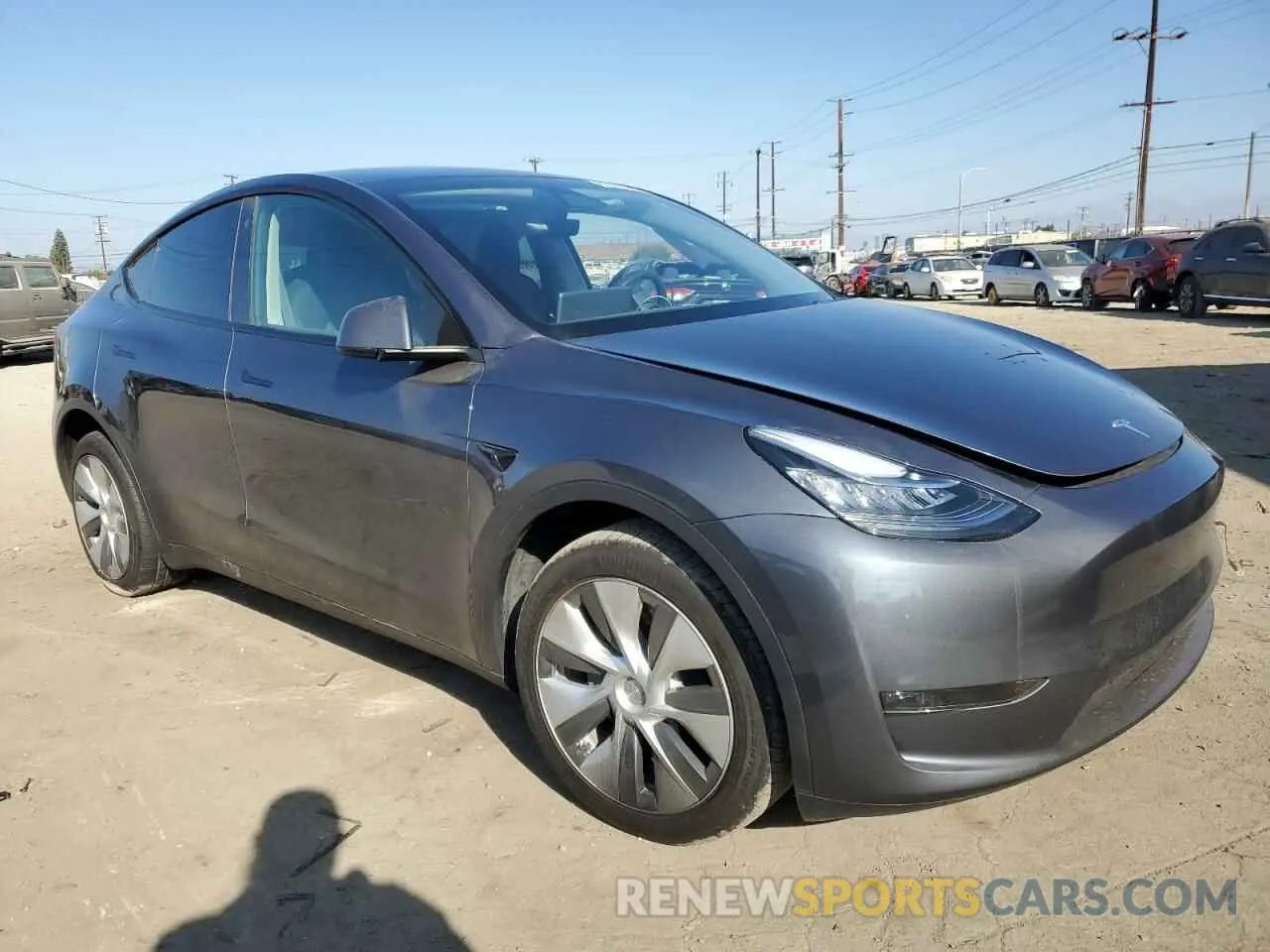 4 fotografías del automóvil dañado 7SAYGDEE2PA073912 TESLA MODEL Y 2023