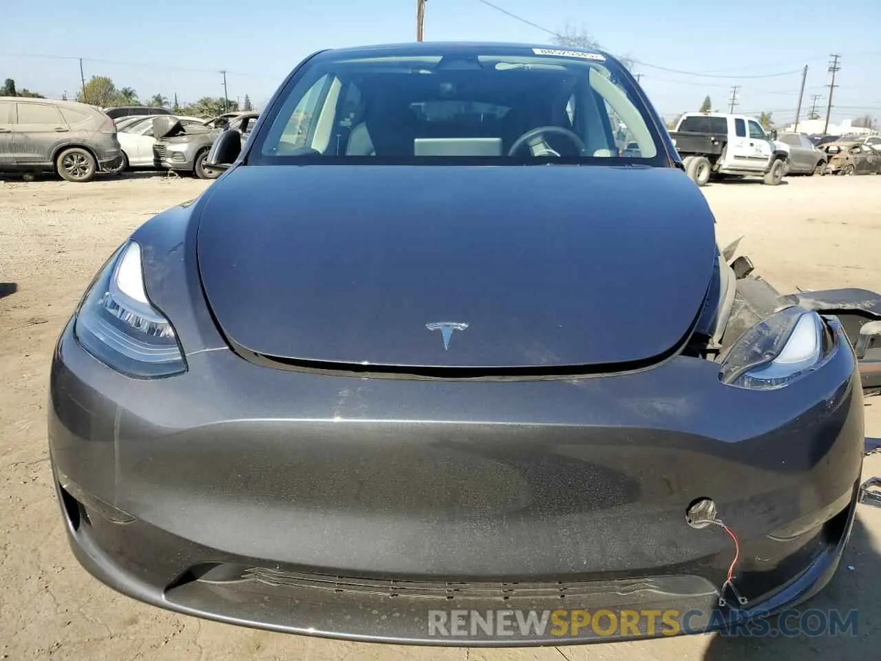 5 fotografías del automóvil dañado 7SAYGDEE2PA073912 TESLA MODEL Y 2023