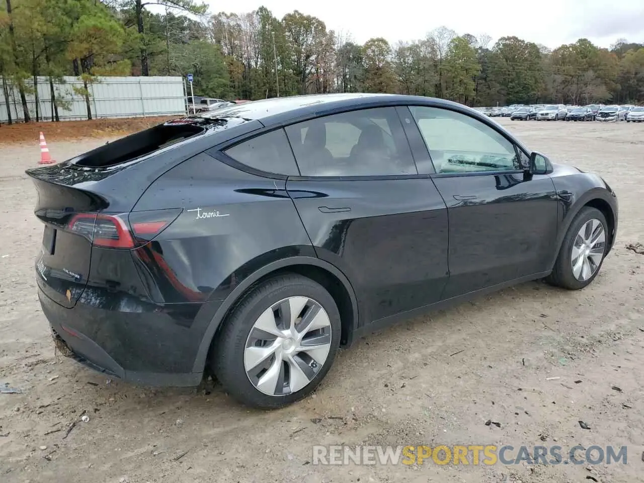 3 fotografías del automóvil dañado 7SAYGDEE2PA103555 TESLA MODEL Y 2023