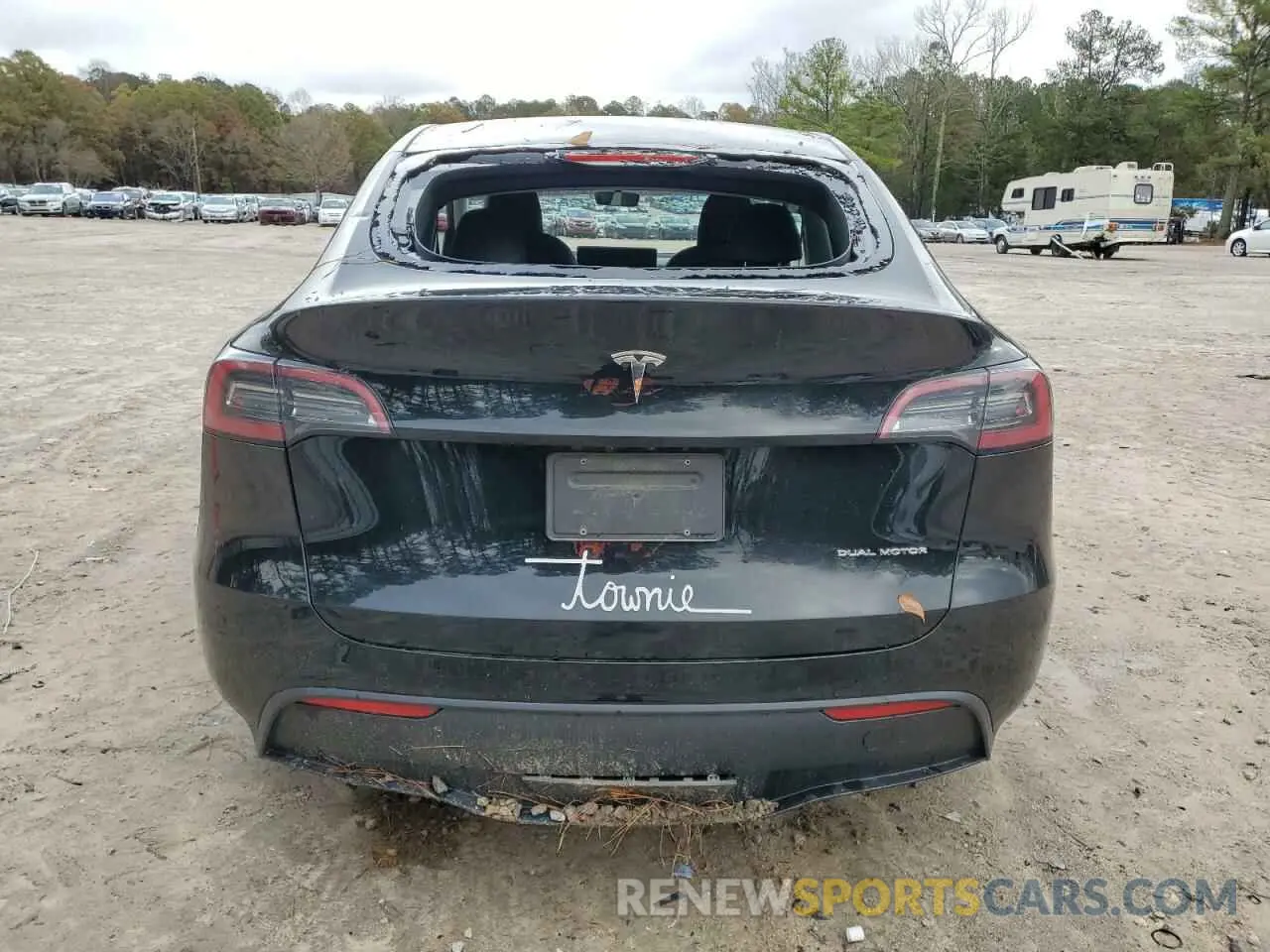6 fotografías del automóvil dañado 7SAYGDEE2PA103555 TESLA MODEL Y 2023