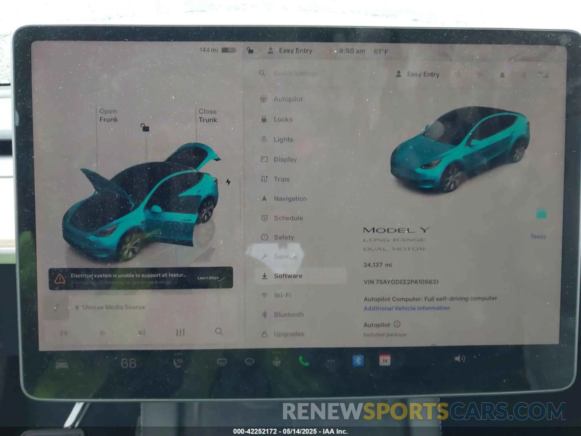 18 fotografías del automóvil dañado 7SAYGDEE2PA105631 TESLA MODEL Y 2023