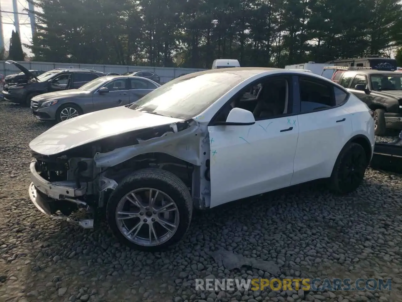 1 fotografías del automóvil dañado 7SAYGDEE2PA115480 TESLA MODEL Y 2023