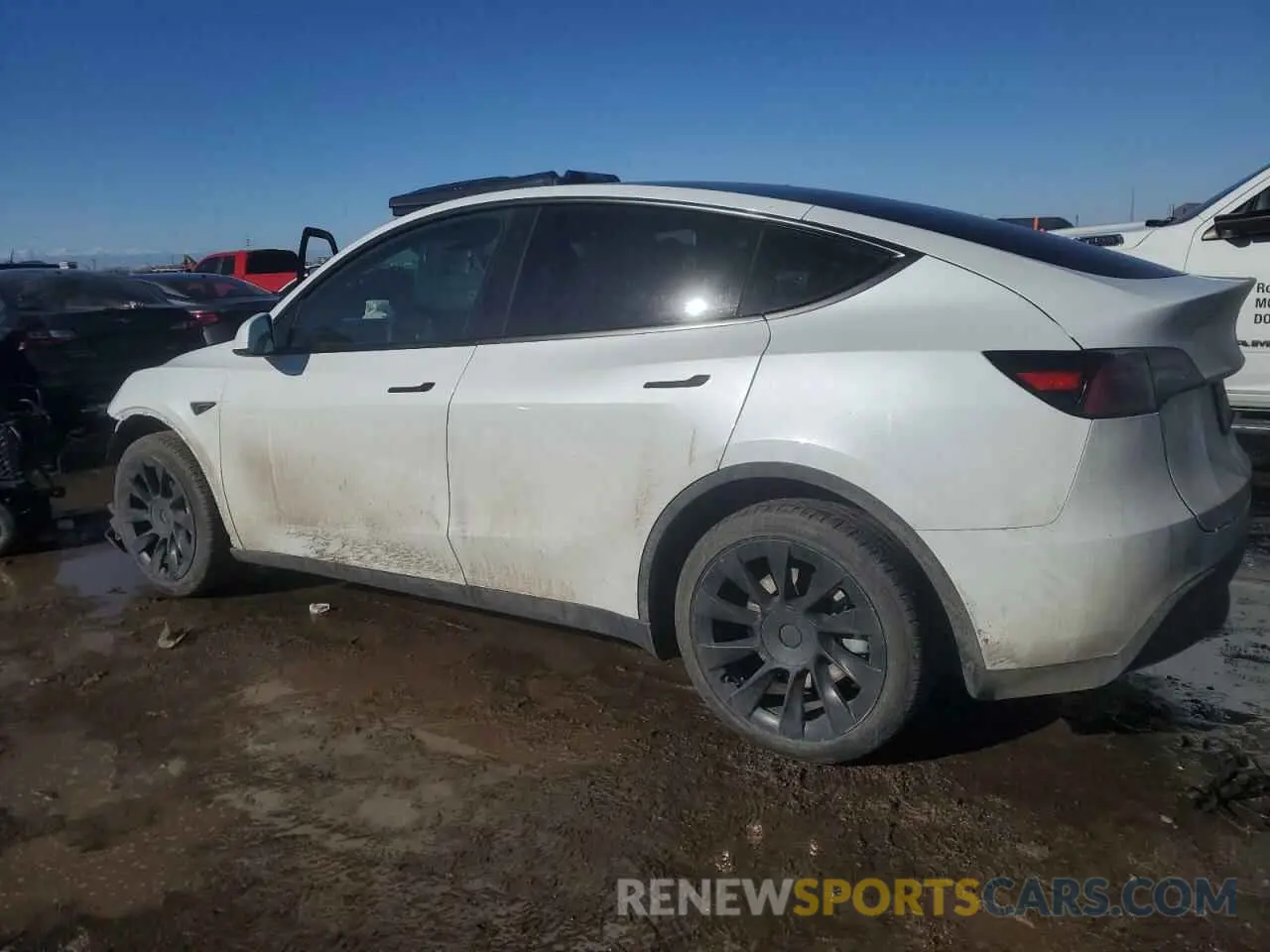 2 fotografías del automóvil dañado 7SAYGDEE2PA120789 TESLA MODEL Y 2023