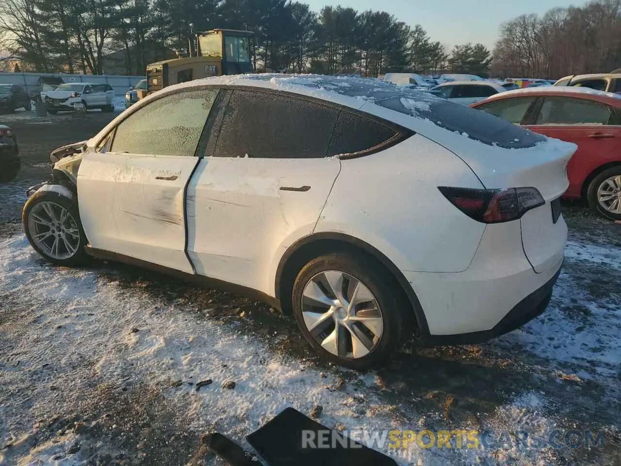2 fotografías del automóvil dañado 7SAYGDEE2PA121358 TESLA MODEL Y 2023