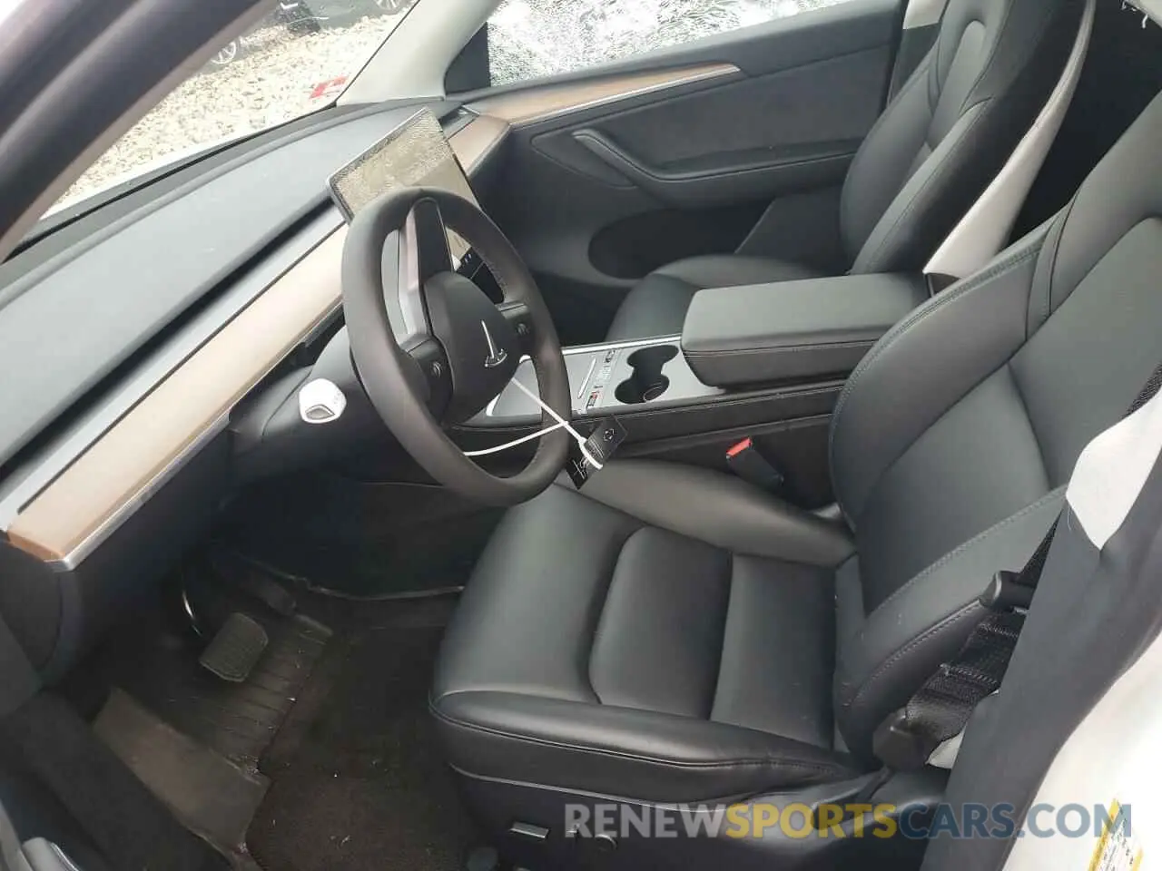 7 fotografías del automóvil dañado 7SAYGDEE2PA129976 TESLA MODEL Y 2023