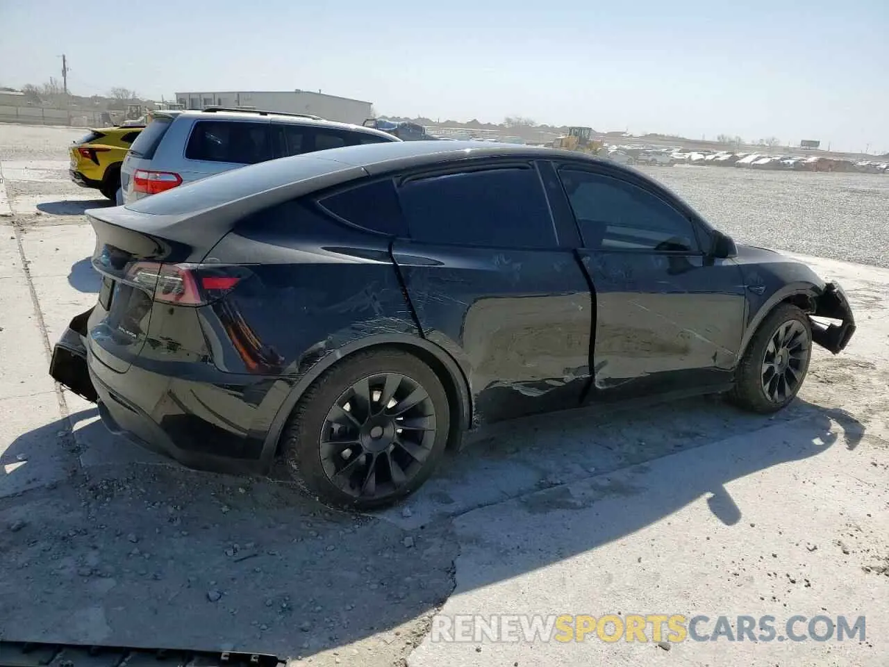 3 fotografías del automóvil dañado 7SAYGDEE2PA156384 TESLA MODEL Y 2023