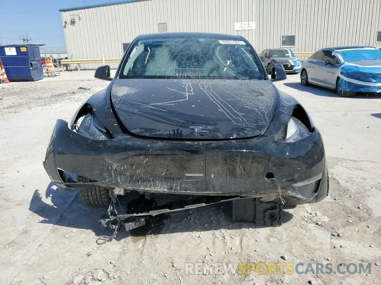 5 fotografías del automóvil dañado 7SAYGDEE2PA156384 TESLA MODEL Y 2023