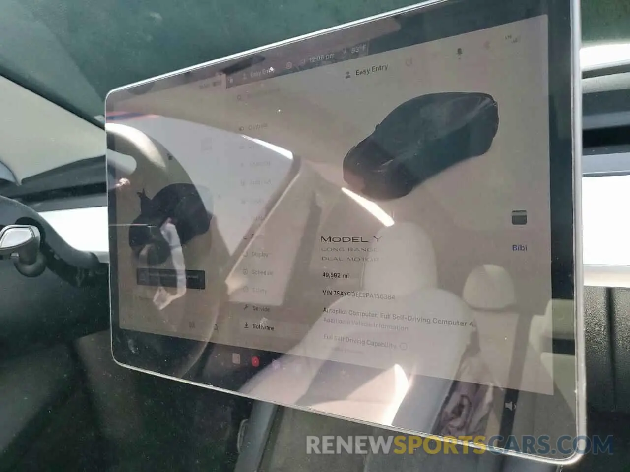 9 fotografías del automóvil dañado 7SAYGDEE2PA156384 TESLA MODEL Y 2023