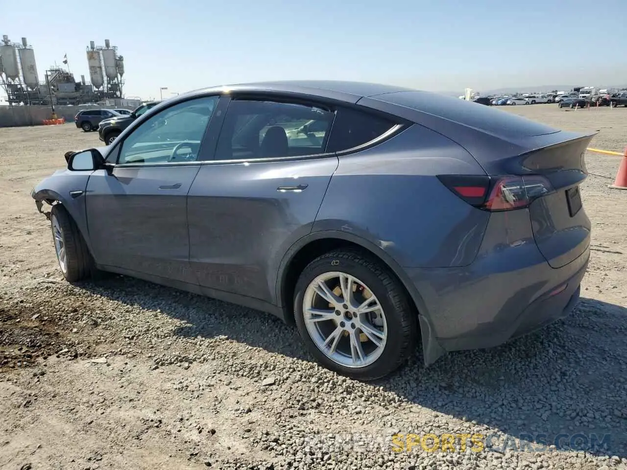 2 fotografías del automóvil dañado 7SAYGDEE2PA164405 TESLA MODEL Y 2023