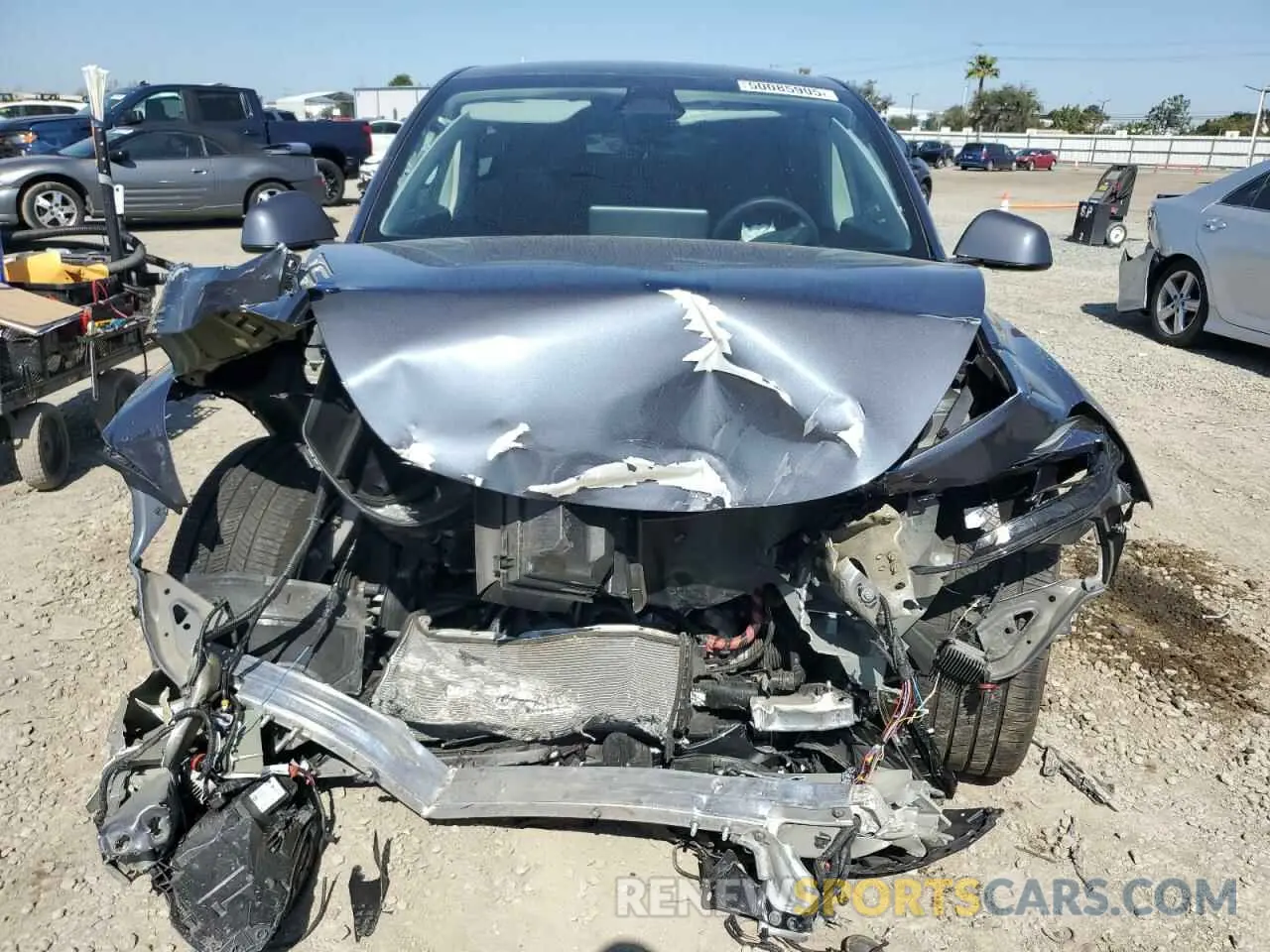 5 fotografías del automóvil dañado 7SAYGDEE2PA164405 TESLA MODEL Y 2023