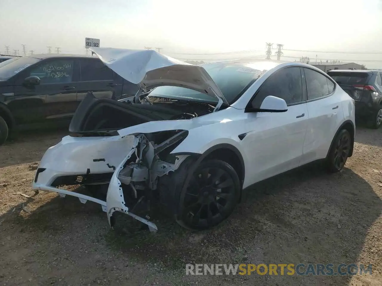 1 fotografías del automóvil dañado 7SAYGDEE2PA165795 TESLA MODEL Y 2023