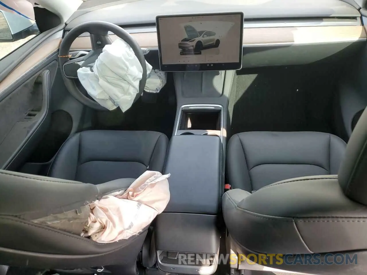 8 fotografías del automóvil dañado 7SAYGDEE2PA165795 TESLA MODEL Y 2023
