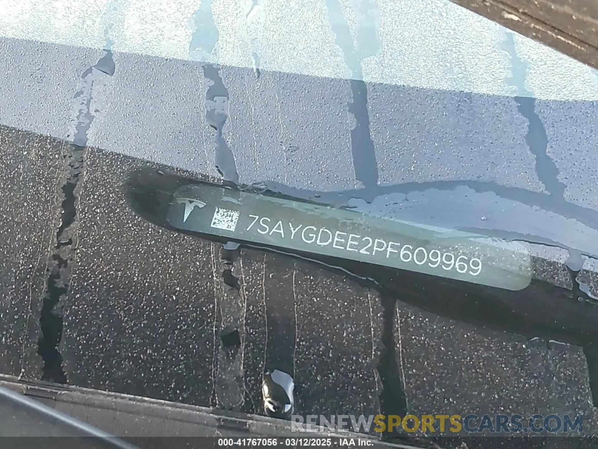 19 fotografías del automóvil dañado 7SAYGDEE2PF609969 TESLA MODEL Y 2023
